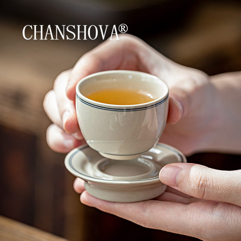 Coffee Tea Set Up - CHANSHOVA-Chinese Minimalist Style Ceramic Teacup and