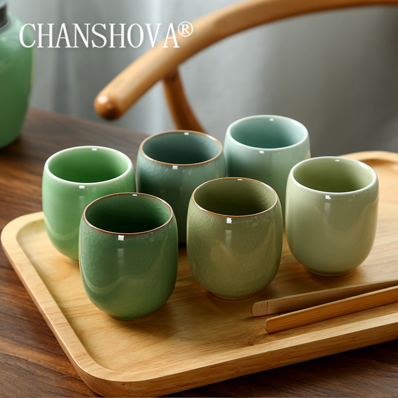 Coffee Tea Set Up - CHANSHOVA-Porcelain Tea Cup Set, Traditional Chinese
