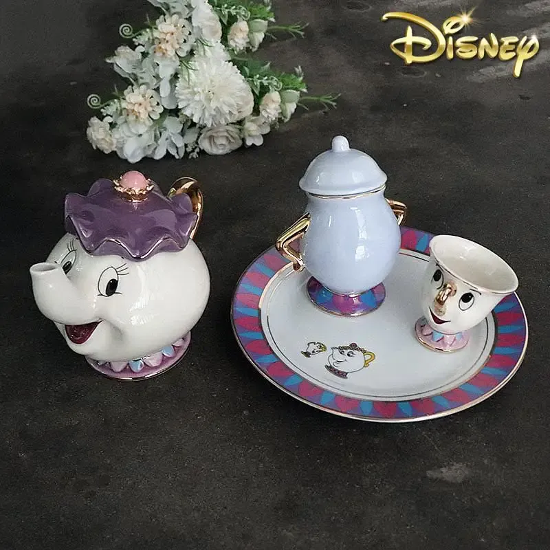 Coffee Tea Flask - Hot Teapot Cartoon Beauty And The