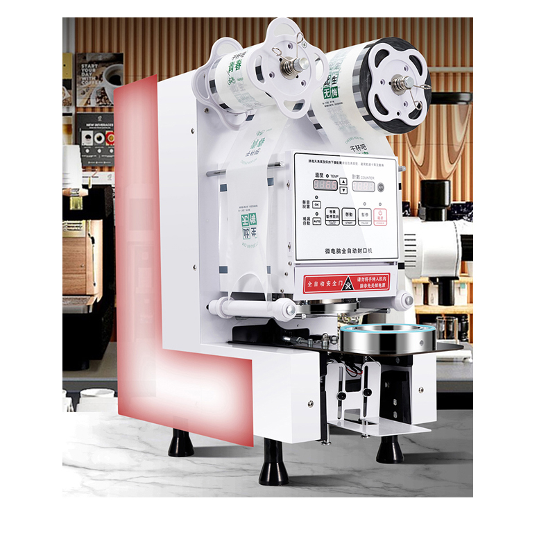 Coffee Jelly Tea - Bubble Tea Jelly Cup Sealing Machine