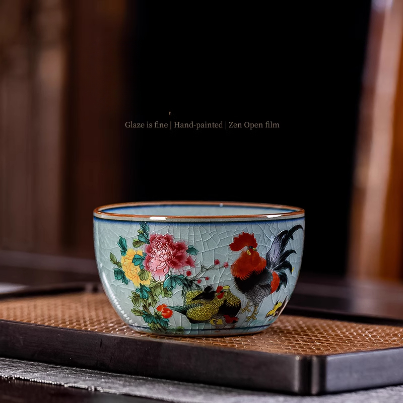 Coffee Tea Set Up - 100ml/160ml Large Capacity Chinese Retro Rooster