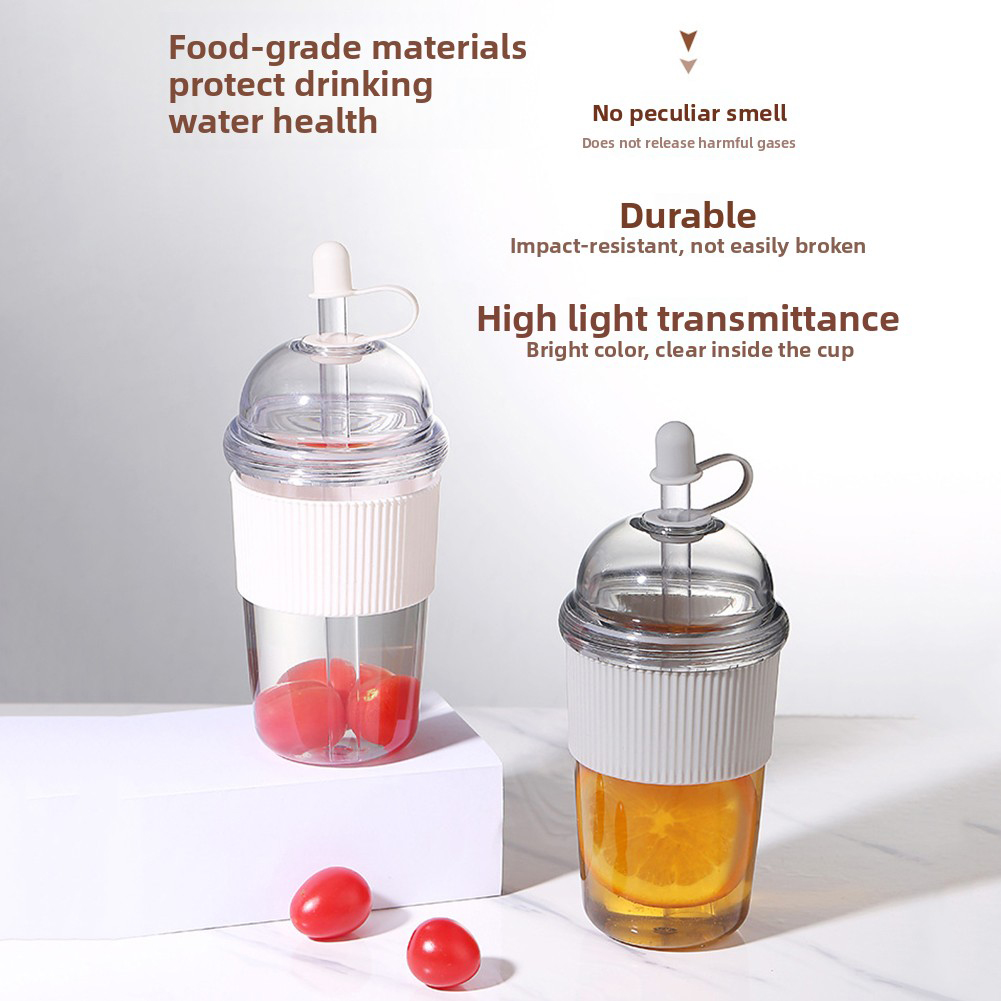 630ml Milk Tea Cup with Straw, - Coffee Jelly Tea review and price