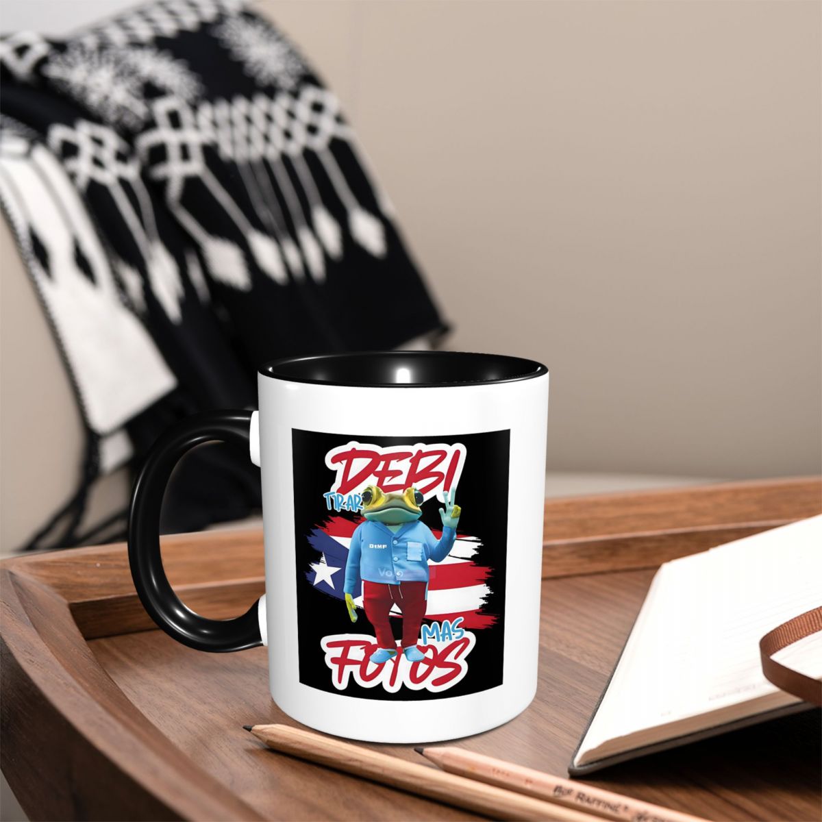 Bad Bunny DTMF Debi Tirar Mas  - Coffee Tea Cup Foto review and price