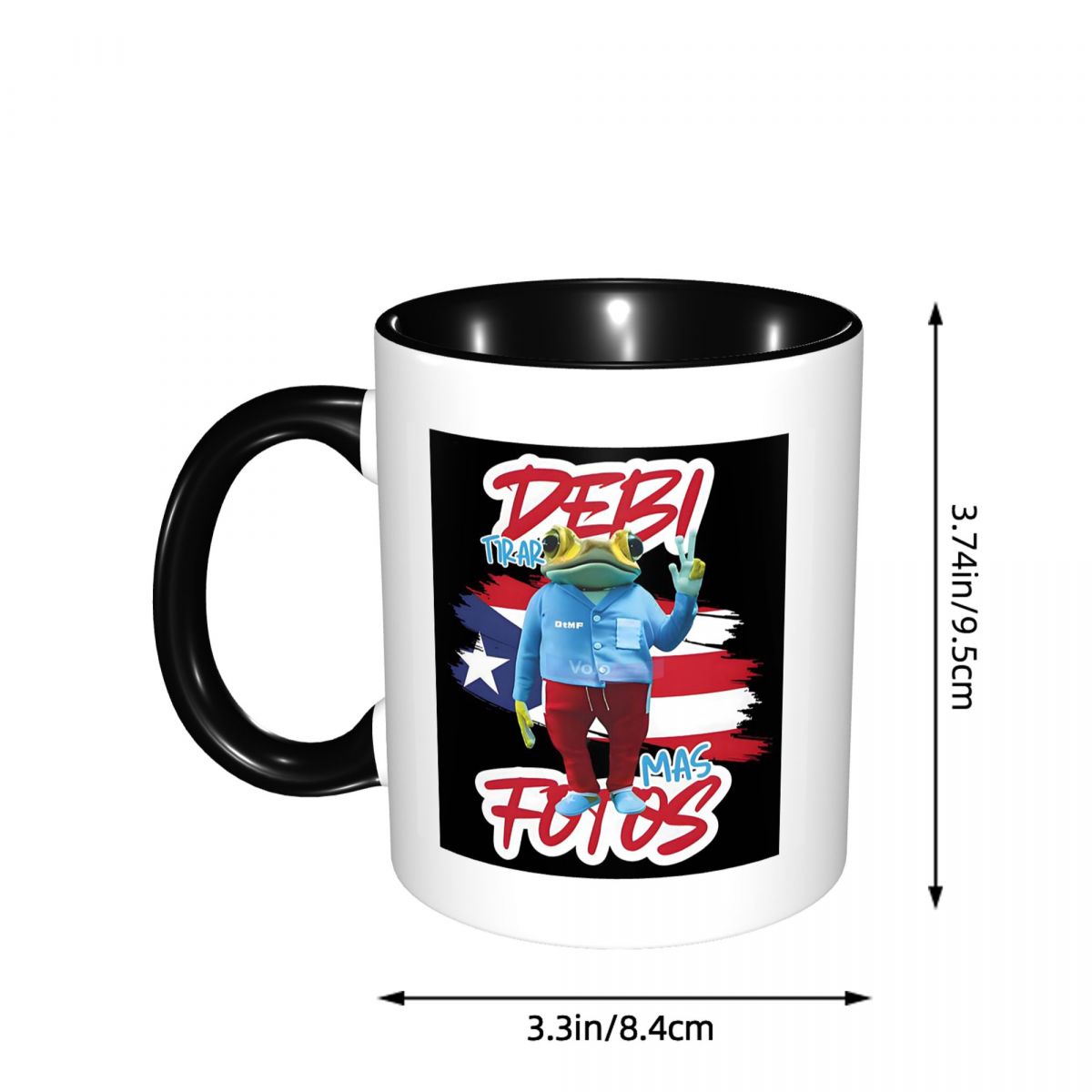 Bad Bunny DTMF Debi Tirar Mas  - Coffee Tea Cup Foto review and price
