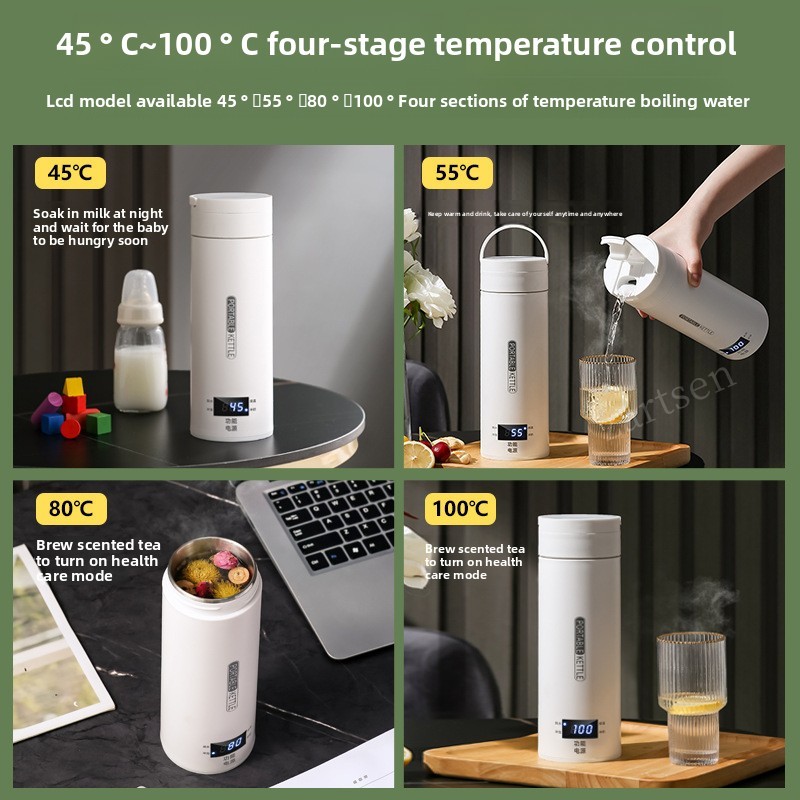 500ML Electric Kettles Portabl - Coffee Tea Menu review and price