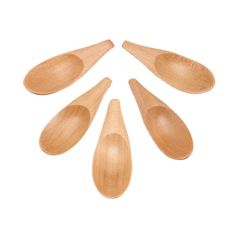 B69C 5 Pieces Mini Wooden Spoo - Coffee Tea Etc review and price
