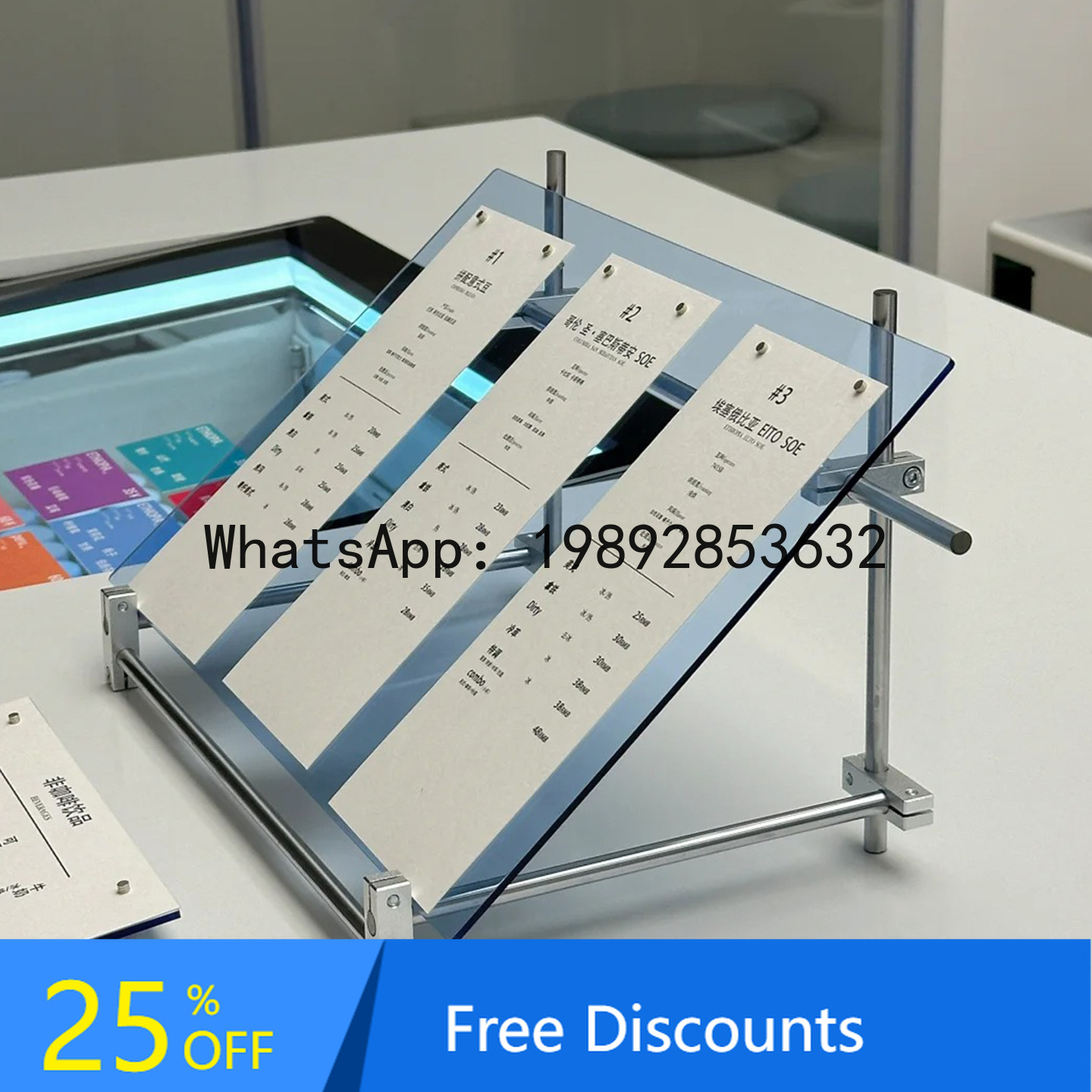 YFY Acrylic Optical Axis Displ - Coffee Tea Menu review and price
