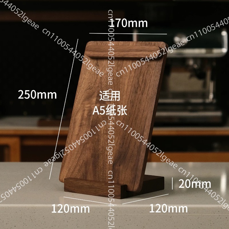 Black walnut desktop display c - Coffee Tea Menu review and price