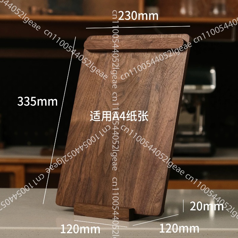 Black walnut desktop display c - Coffee Tea Menu review and price
