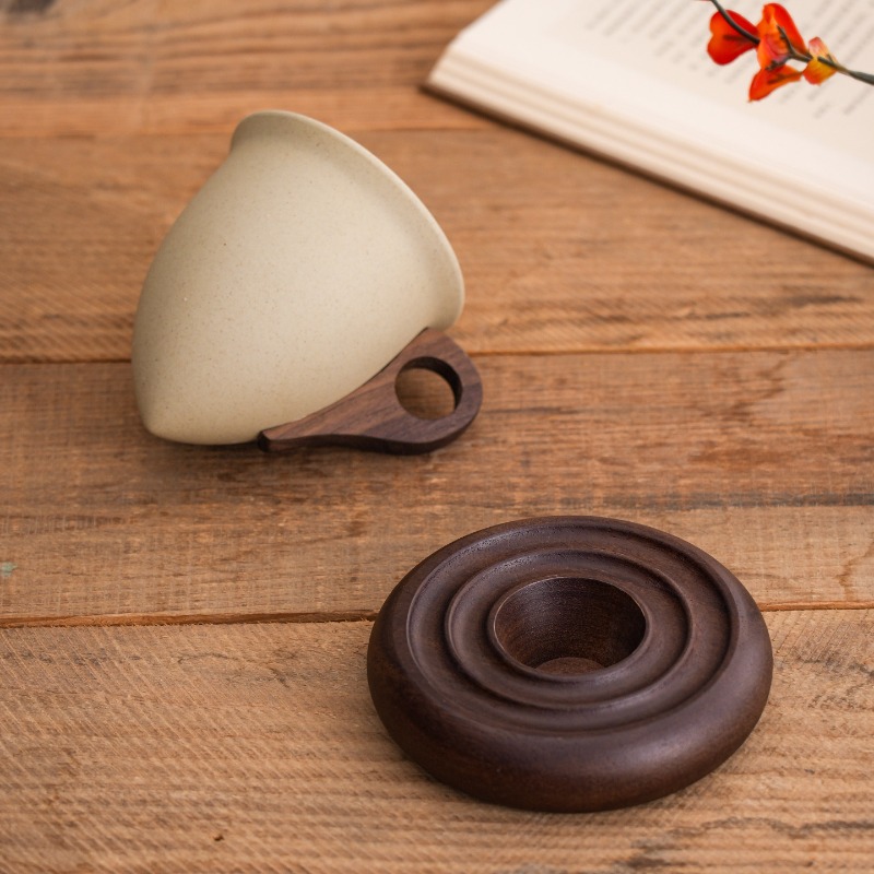 Creative Brown Ceramic and Woo - Coffee Tea Garden review and price