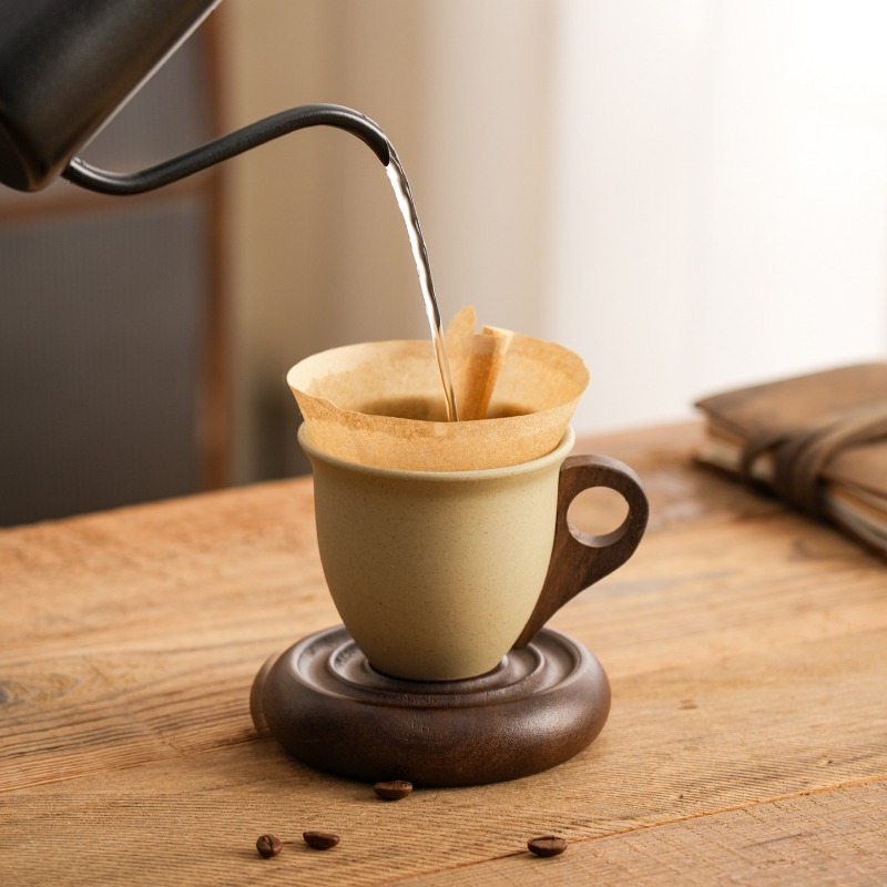 Creative Brown Ceramic and Woo - Coffee Tea Garden review and price