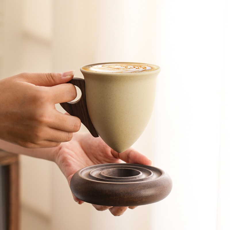 Creative Brown Ceramic and Woo - Coffee Tea Garden review and price