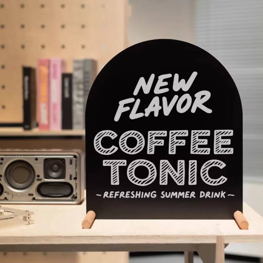 Metal Hand-Painted Menu Stand  - Coffee Tea Menu review and price