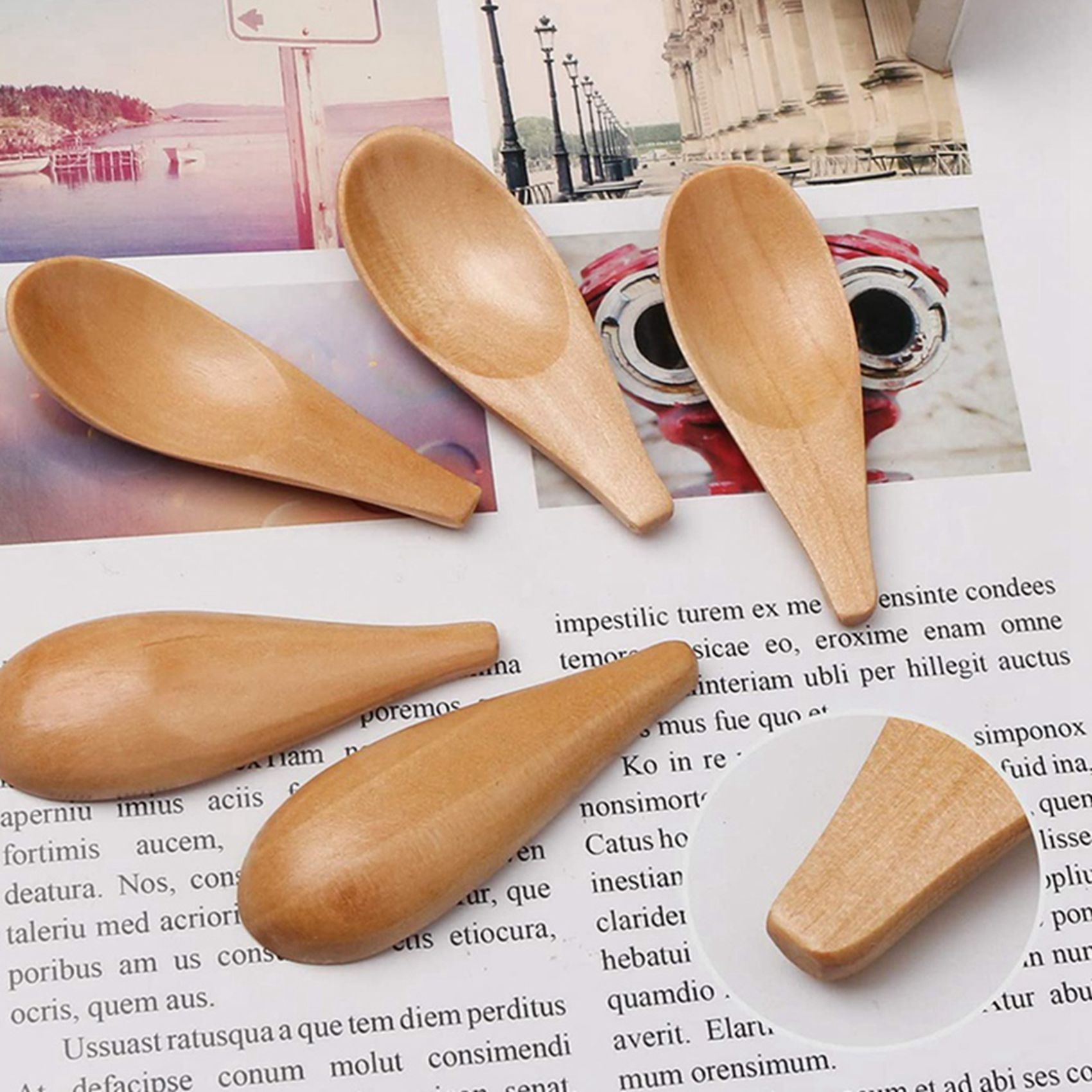 A04G-10 Pieces Mini Wooden Spo - Coffee Tea Etc review and price