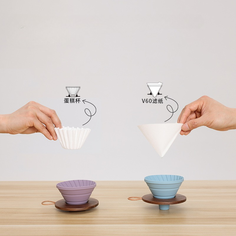 Portable Folding Silicone Coff - Coffee Dripper V60 review and price
