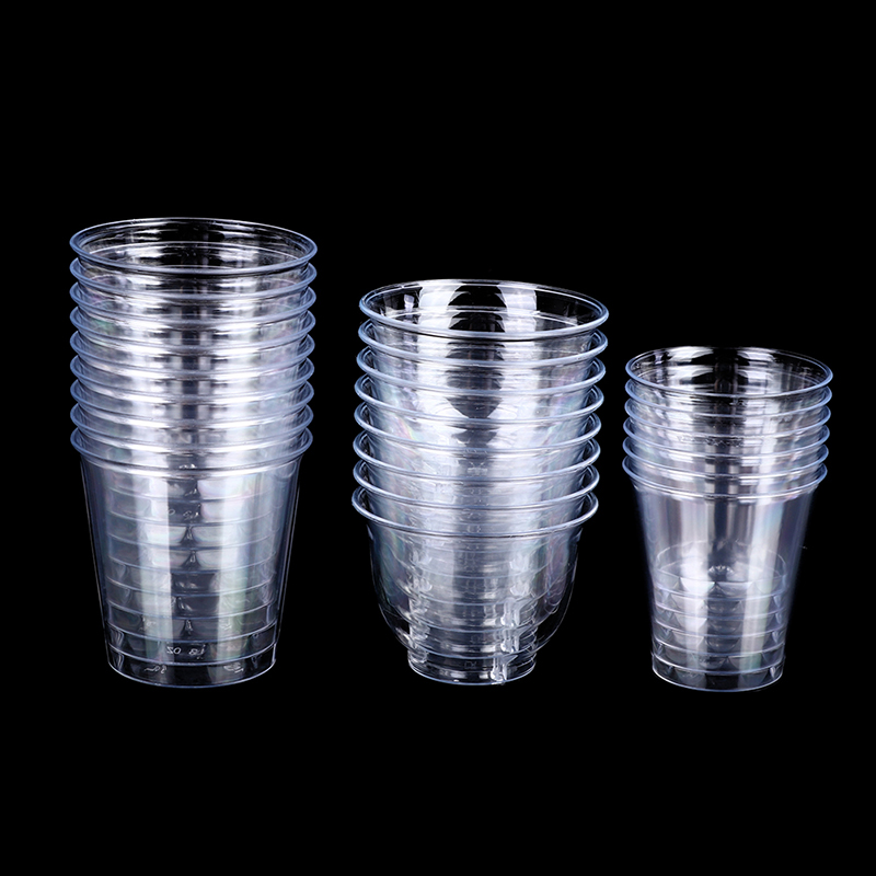 30-50pc Clear Plastic Disposab - Coffee Jelly Tea review and price
