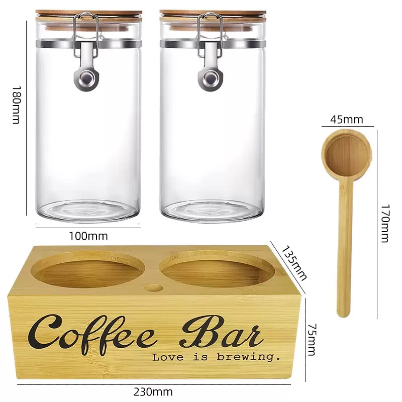 Coffee Storage Jars 2 Pack wit - Coffee Tea Beans review and price