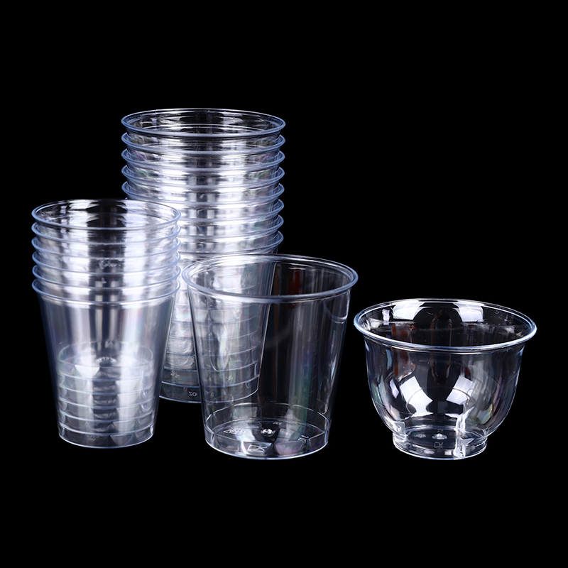 30-50pc Clear Plastic Disposab - Coffee Jelly Tea review and price