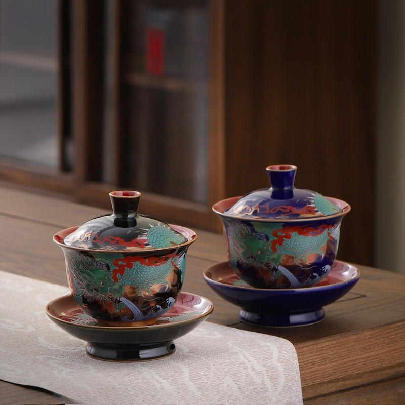 Creative Retro Ceramic Gaiwan  - Coffee Tea Set Up review and price