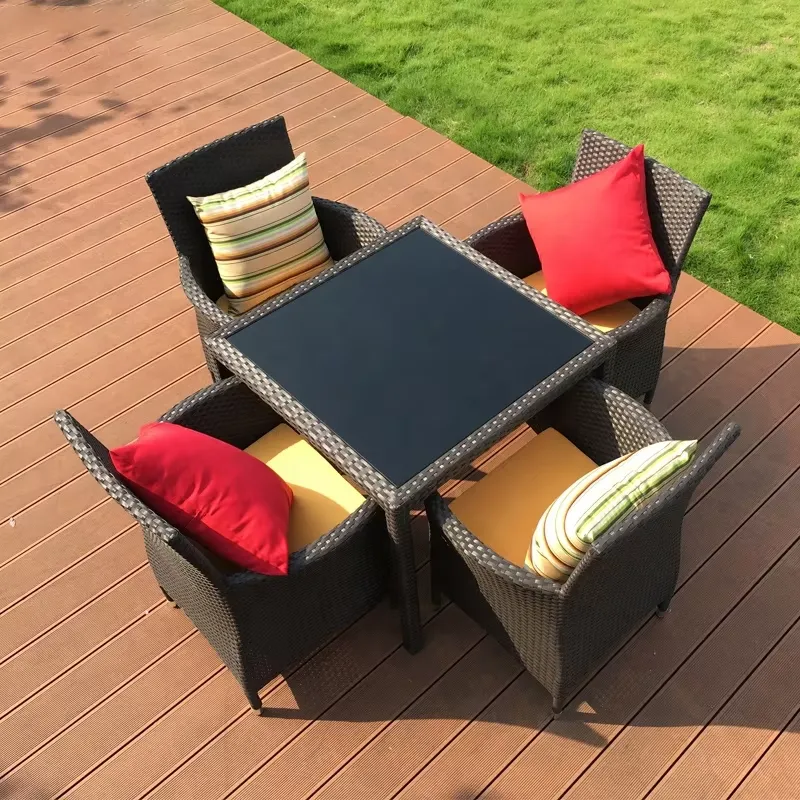 Outdoor Rattan Table and Chair - Coffee Tea Garden review and price
