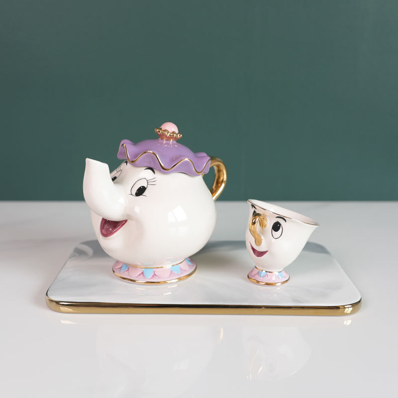 Hot Teapot Cartoon Beauty And  - Coffee Tea Flask review and price