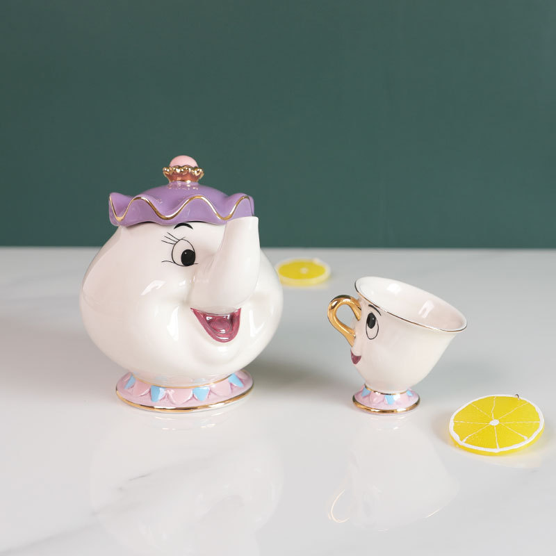 Hot Teapot Cartoon Beauty And  - Coffee Tea Flask review and price