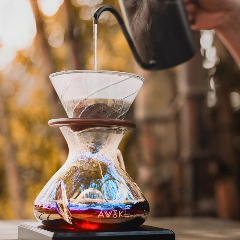 Pour Over Coffee Maker Glass C - Coffee Dripper V60 review and price