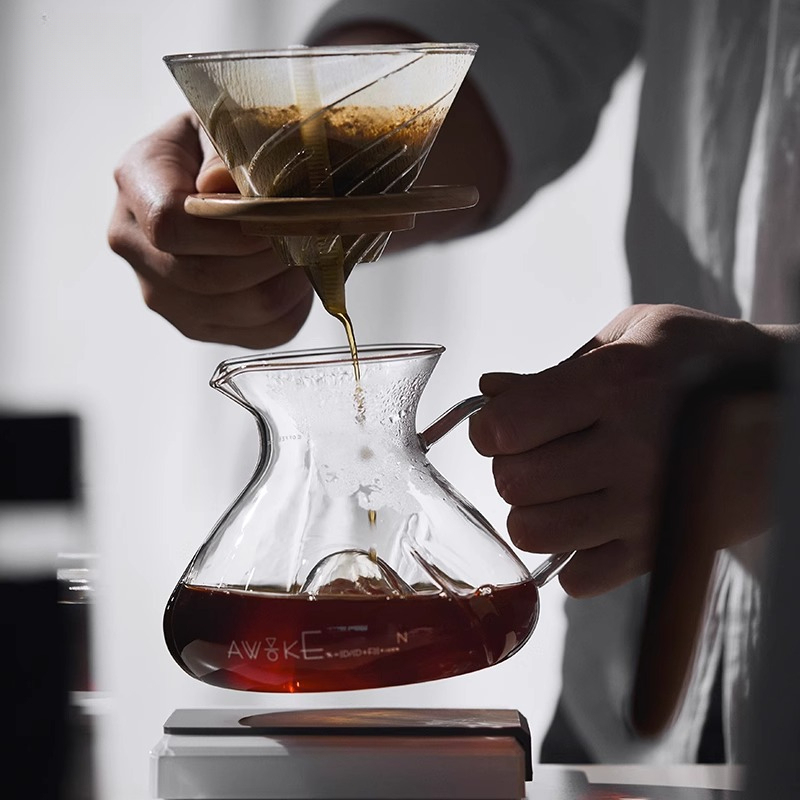 Pour Over Coffee Maker Glass C - Coffee Dripper V60 review and price
