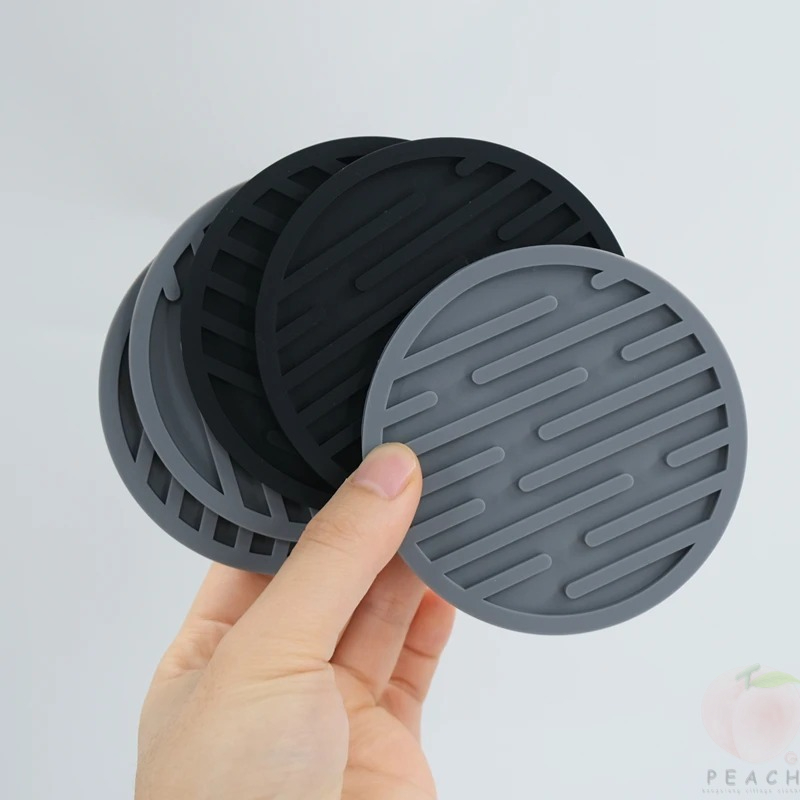 10cm Silicone Coasters Round H - Coffee Tea Flask review and price