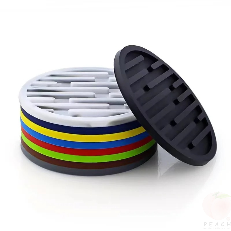 10cm Silicone Coasters Round H - Coffee Tea Flask review and price