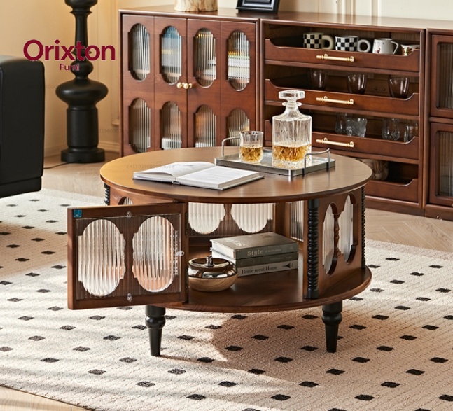 Solid wood coffee table with s - Coffee Tea Etc review and price
