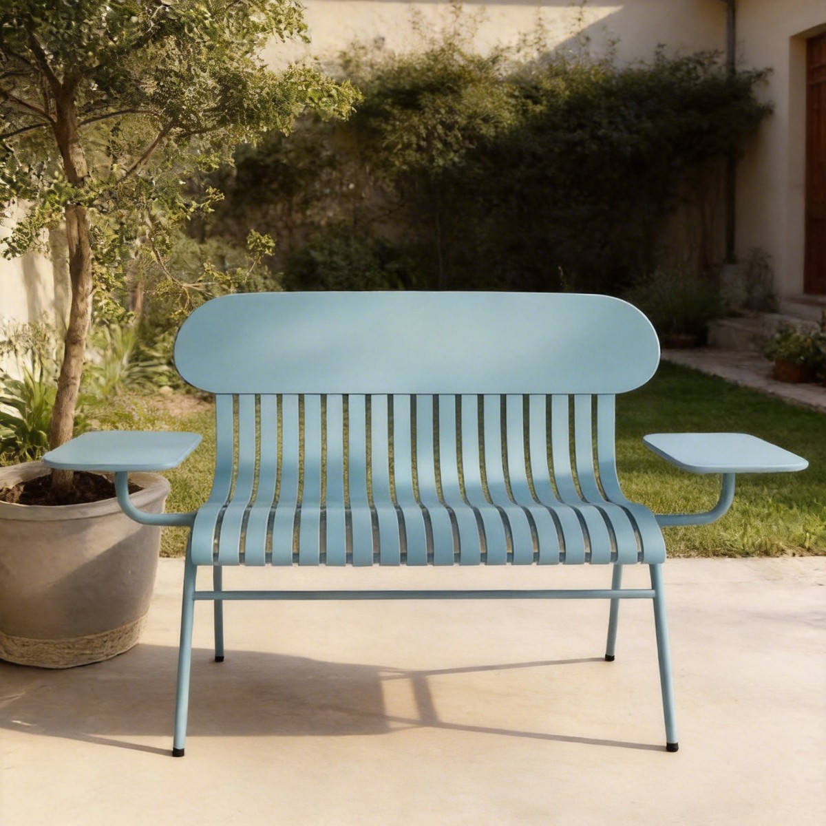 HYS Outdoor Double Chair Milk  - Coffee Tea Garden review and price