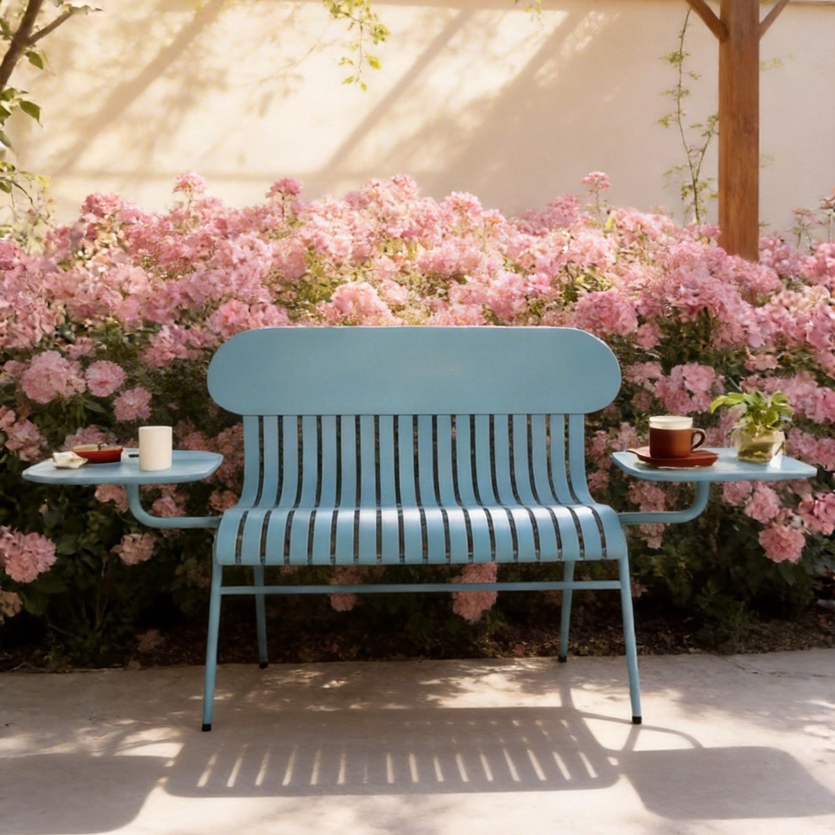 HYS Outdoor Double Chair Milk  - Coffee Tea Garden review and price