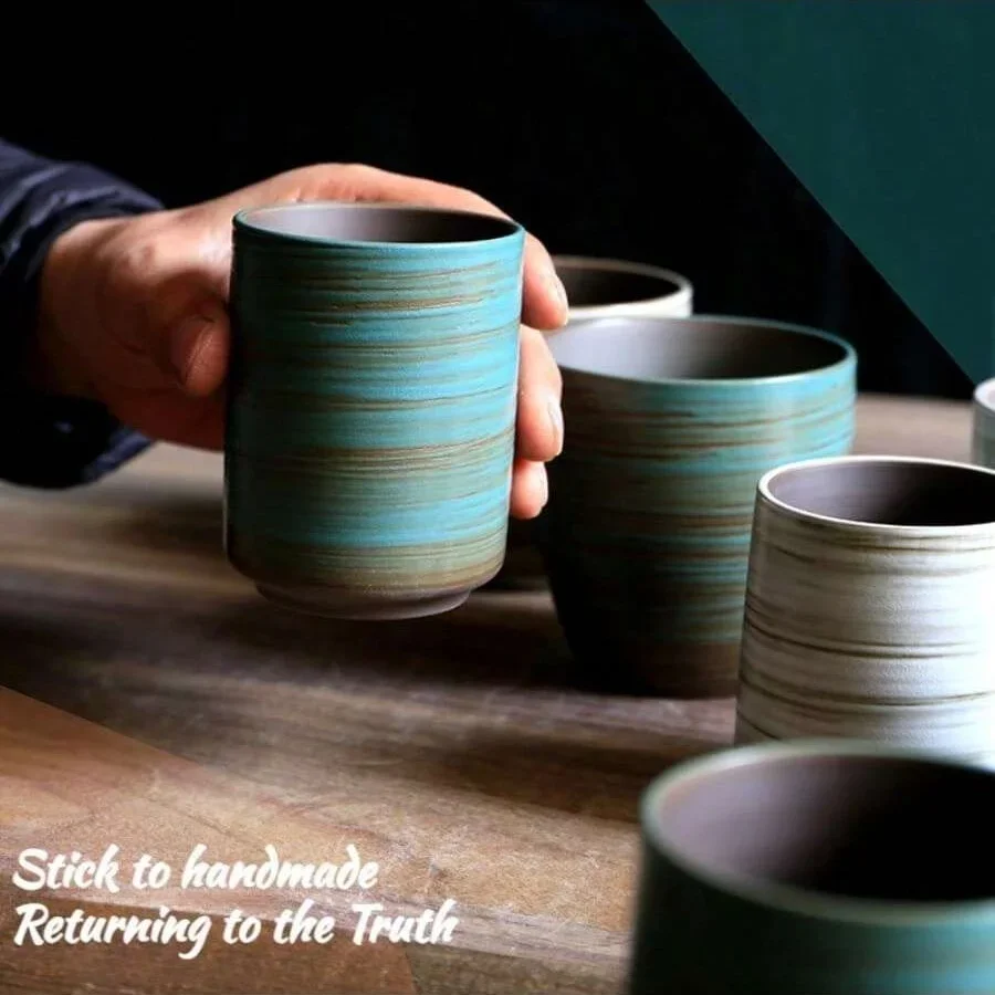 Hand-Painted Crackle Glaze Sto - Coffee Tea Flask review and price