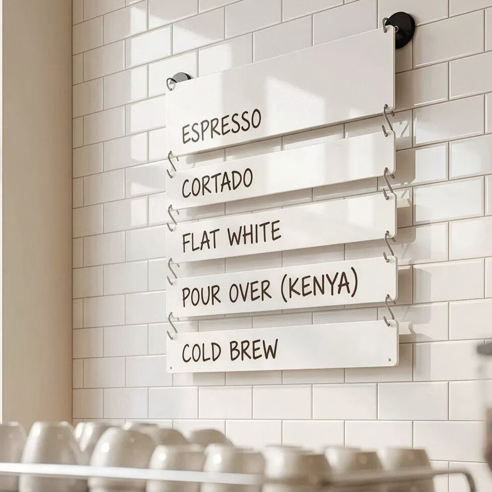 1Set 40cm Hanging Erasable Acr - Coffee Tea Menu review and price