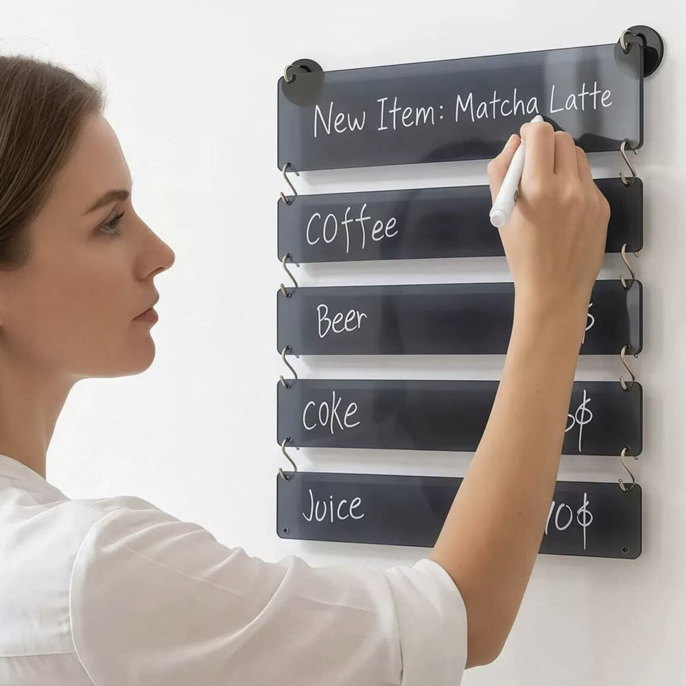 1Set 40cm Hanging Erasable Acr - Coffee Tea Menu review and price