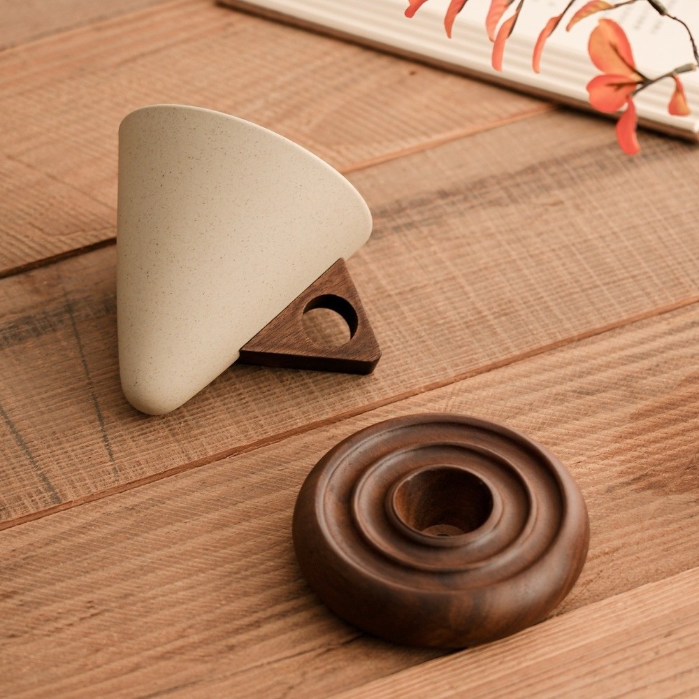 Coarse Ceramic Triangular Cone - Coffee Tea Flask review and price