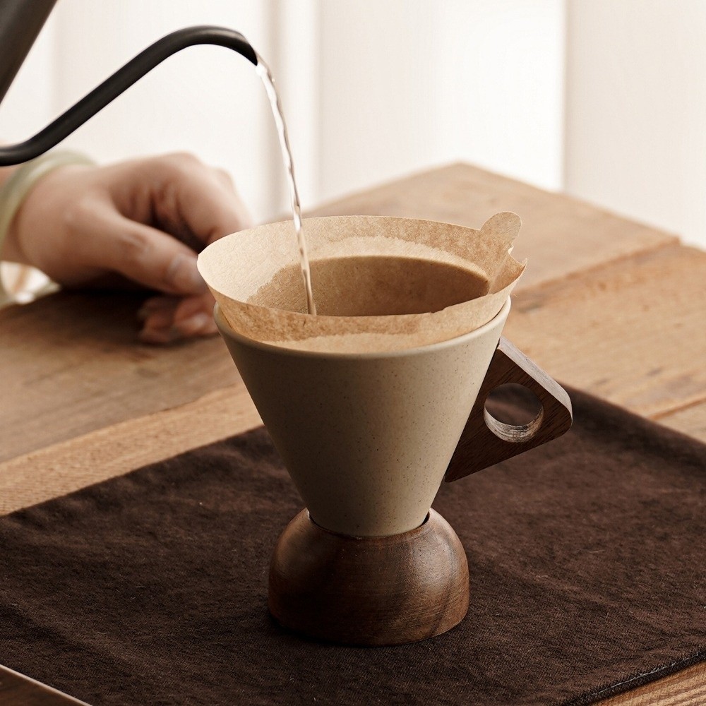Coarse Ceramic Triangular Cone - Coffee Tea Flask review and price