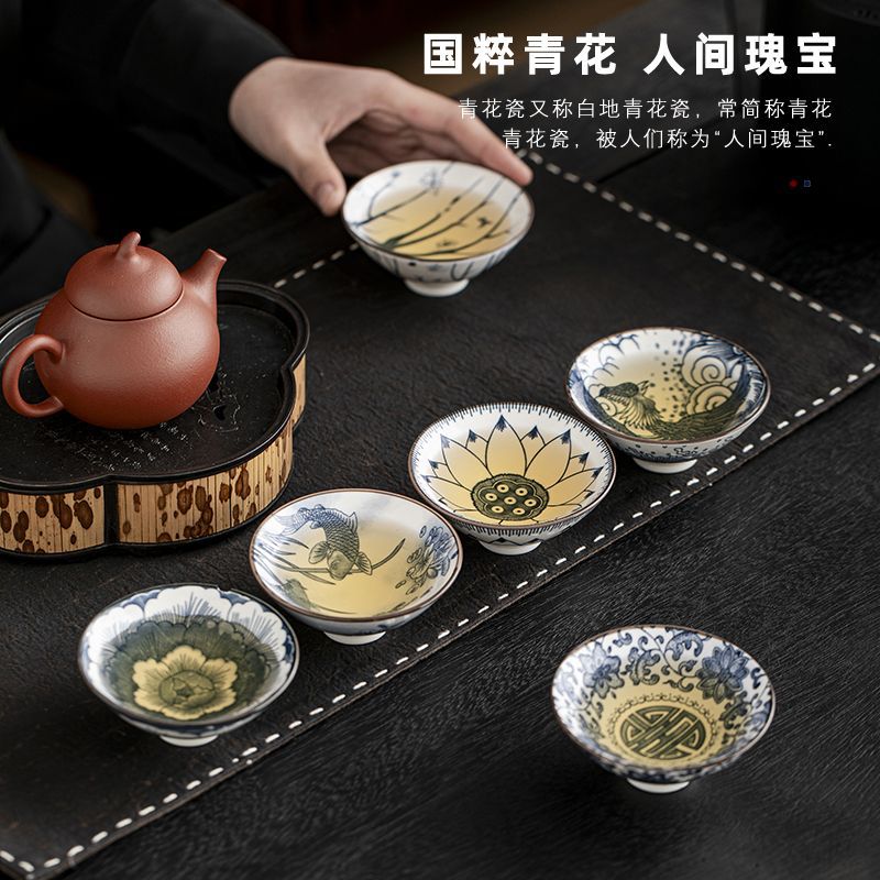 Blue And White Porcelain Teacu - Coffee Tea Set Up review and price